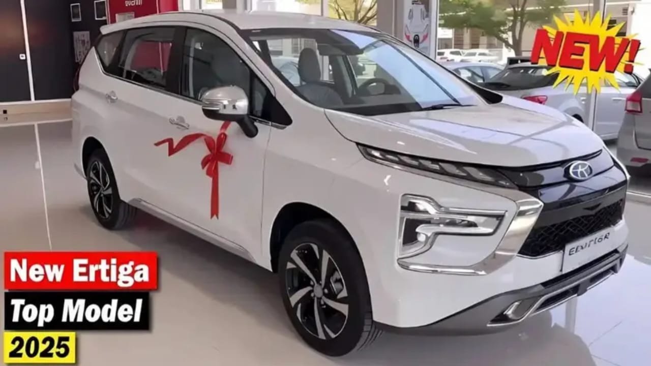 Maruti Suzuki Ertiga 2025 – 1.5L Smart Hybrid Engine, 7-Seater Comfort, 36 km/l Mileage & Premium New Interior Design, Book Now!