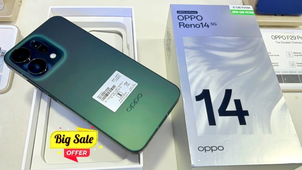 Oppo Reno 14 Pro 5G – 200MP Flagship Camera, 9500mAh Battery & 180W Fast Charging at Just ₹13,499!